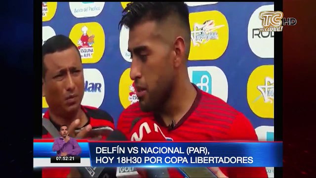 Delfín recibe a Nacional de Paraguay por Copa Libertadores