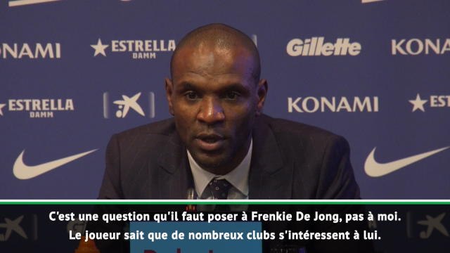 Transferts - Abidal : ''De Jong ? Il faut lui poser la question''