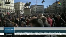 Taxistas en Madrid inician huelga indefinica contra vehículos VTC