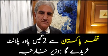 Qatar will buy 2 gas power plants from Pakistan: Shah Mehmood