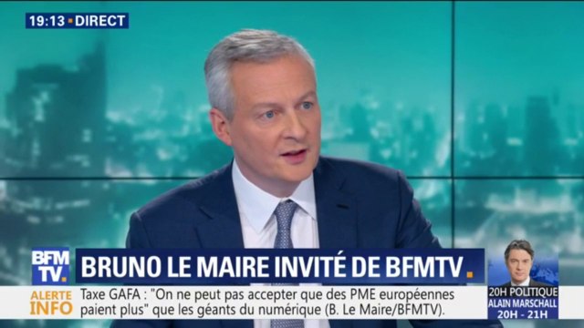 Gilets jaunes: Bruno Le Maire assure que les violences ne sont pas bonnes pour l'économie
