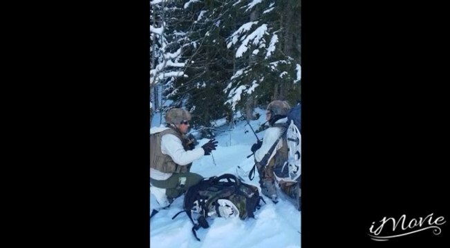 Entrainement des chasseurs alpins du 27e BCA