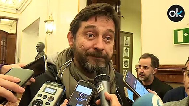 Rafa Mayoral evita responder la pregunta de OKDIARIO sobre Echenique