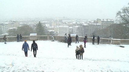 Paris sous un manteau blanc