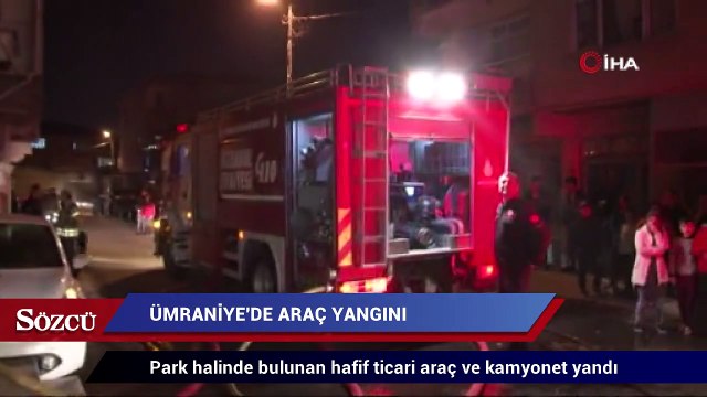 Araç yangını vatandaşları sokağa döktü