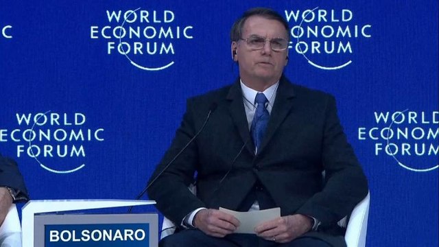 Umwelt, Wirtschaft und weniger Korruption: Bolsonaro erklärt sich in Davos