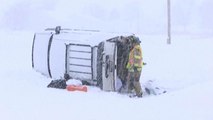 Chutes de neige et froid glacial au nord des USA