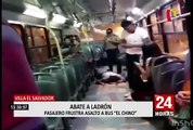 Villa El Salvador: pasajero abate a delincuente y hiere a otro durante asalto a bus