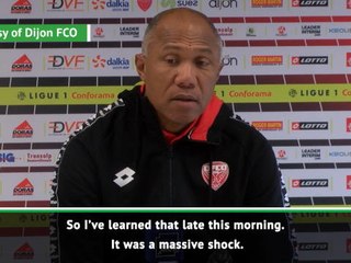 Sala news a "massive shock" - Dijon head coach Kombouare