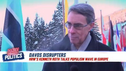 Raw Politics: HRW Director Kenneth Roth uses Davos as platform for human rights advocacy