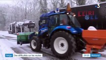 Neige : des difficultés sur les routes