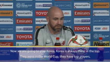 Qatar continue to improve and can upset 'top quality' South Korea - Sanchez