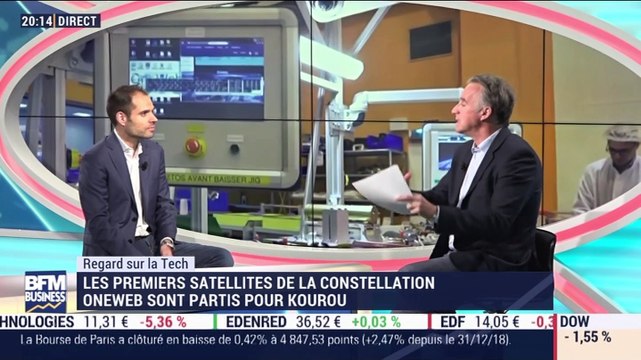Le Regard sur la Tech: les premiers satellites de la constellation OneWeb sont partis pour Kourou - 22/01