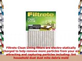 Filtrete Clean Living Dust Reduction AC Furnace Air Filter MPR 600 20 x 20 x 1Inches