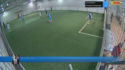 But de Alexis   (0-2) - Les banqsters Vs Pompiers de Chauvigny  - 22/01/19 21:00 - Ligue A