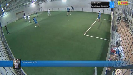 But de Alexis   (0-3) - Les banqsters Vs Pompiers de Chauvigny  - 22/01/19 21:00 - Ligue A