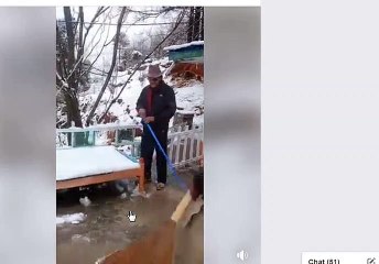 How beautiful snow fall weather scene in muree pakistan