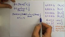 0(LT)(3x 6)^(-1)(LT)1-3   Interval-Set-notation Algebra- Solving Inequalities; Simply Solved