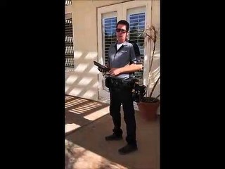 Home Inspector Shows Patio Cover Inspection