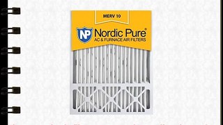 Nordic Pure 20x25x5 438 Actual Depth MERV 10 Honeywell Replacement Pleated AC Furnace