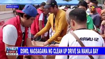 DSWD, nagsagawa ng clean up drive sa Manila Bay