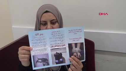 İstanbul- Polisten İnsan Kaçakçılığına, Yabancı Kadınlara Şiddete Karşı Arapça Broşür