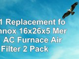 Tier1 Replacement for Lennox 16x26x5 Merv 11 AC Furnace Air Filter 2 Pack