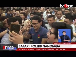 Sandiaga Temui Kaum Milenial di Bandung