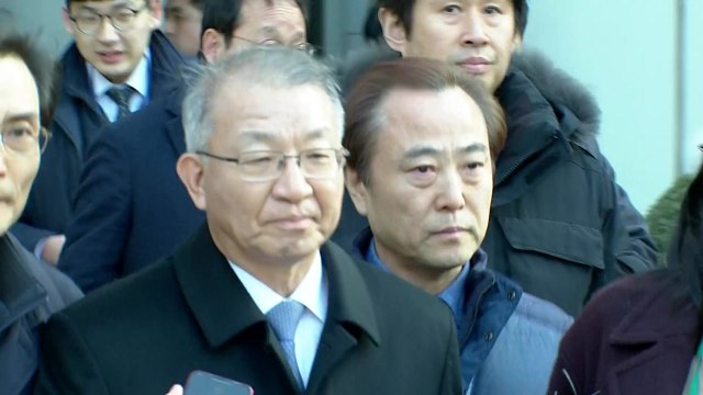 [현장영상] 양승태, 심문 종료...서울구치소 이동해 영장 결과 대기 / YTN