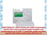 FilterBuy 14x30x1 MERV 8 Pleated AC Furnace Air Filter Pack of 6 Filters 14x30x1