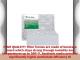 FilterBuy 20x25x1 MERV 8 Pleated AC Furnace Air Filter Pack of 12 Filters 20x25x1