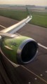 taking off from london gatwick onboard the air baltic 737-300 bound for riga, latvia!