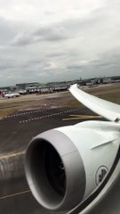 Taking off from london heathrow bound for paris CDG onboard the @ Airfrance 787-9 dreamliner