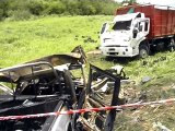 IMAGENES DE LOS RESTOS DEL ACCIDENTE