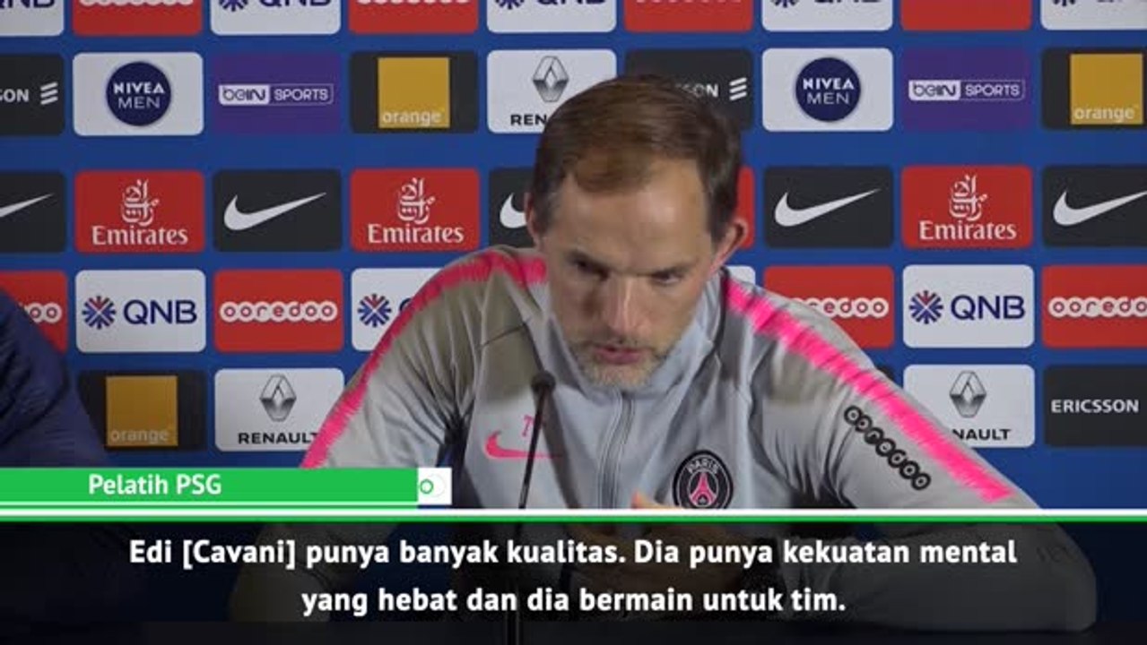 Cavani Harus Bersabar Jika Dia Ingin Terus Mencetak Gol - Tuchel