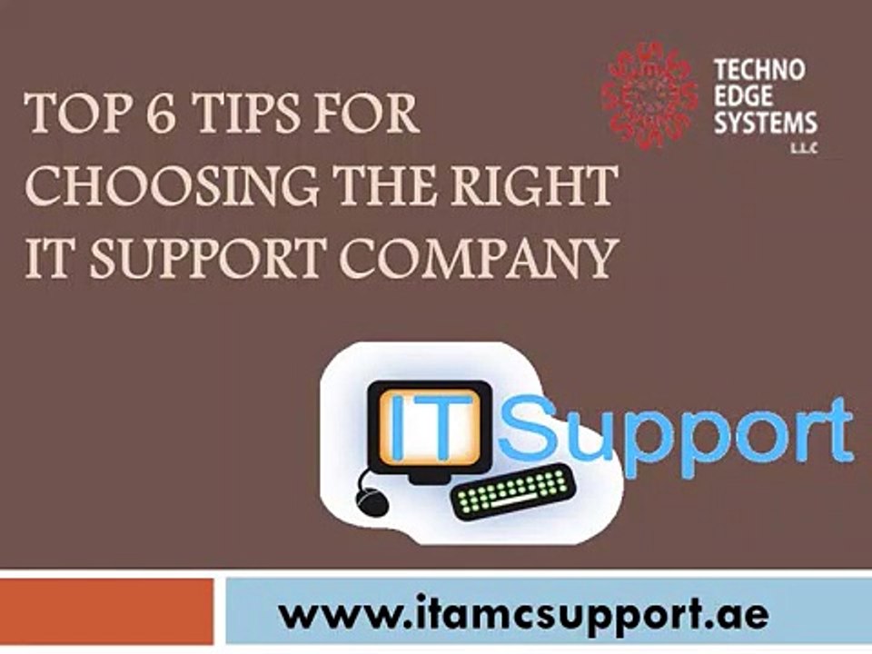IT Support Services Dubai | IT Support | Call us @ +971 508740112