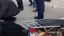 İslahiye 'De Otomobil Motosiklete Çarptı: 1 Yaralı
