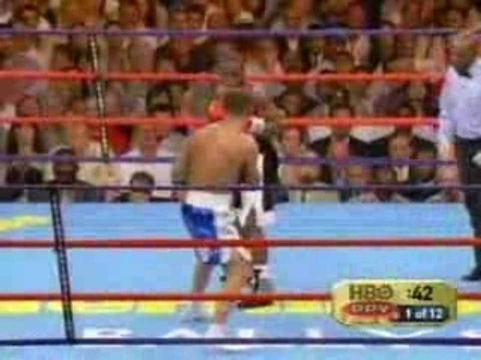 ARTURO GATTI  vs Floyd Mayweather Jr 1/4