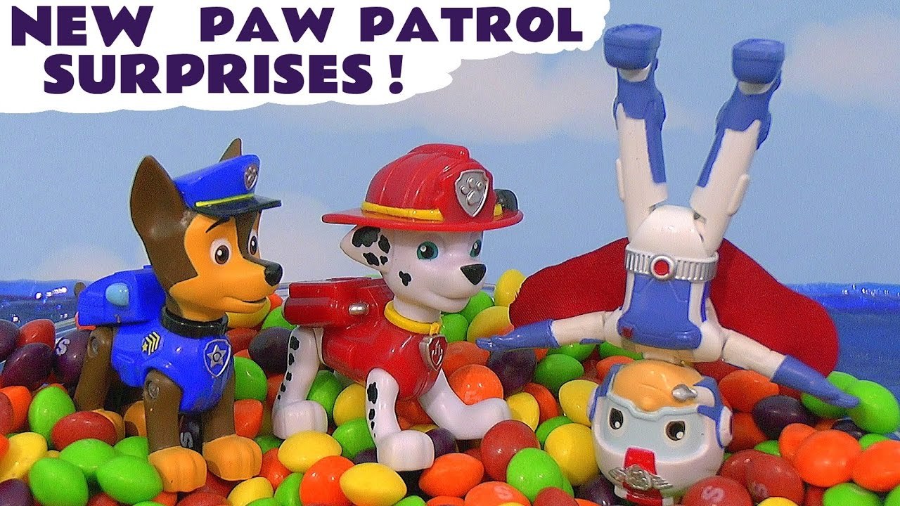 Paw Patrol play Hide and Seek with Surprise Eggs to Rescue them ...