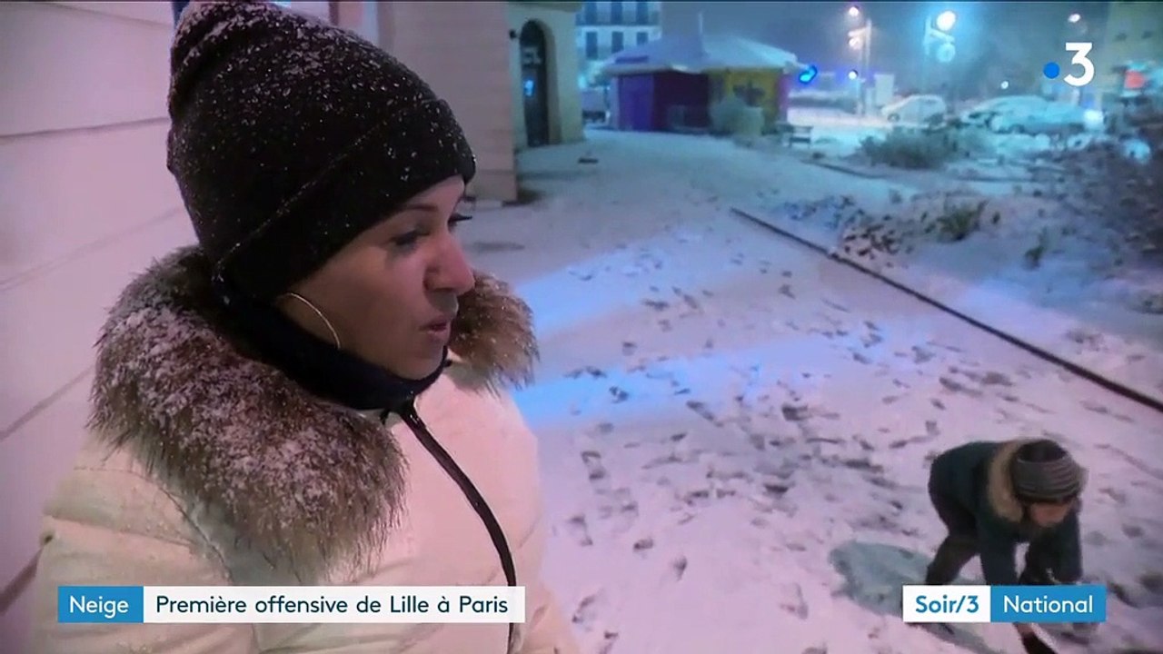 Premières chutes de neige à Paris et en Ile-de-France