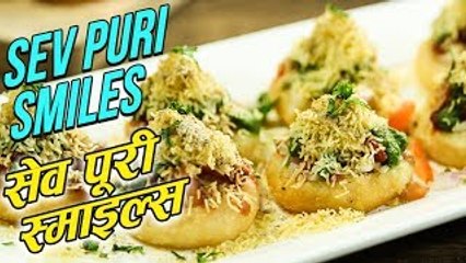 Sev Puri Smiles | McCain Smiles Recipe With A Desi Twist | Snacks Recipe | Upasana Shukla