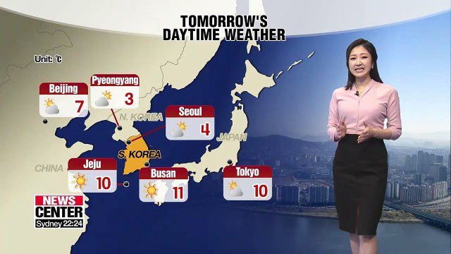 Wind clears away the dust and brings colder weather