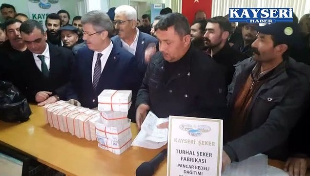 (23 Ocak 2019) KAYSERİ ŞEKER, TURHAL ŞEKER ÇİFTÇİSİNİN PANCAR BEDELLERİNİ ÖDEDİ