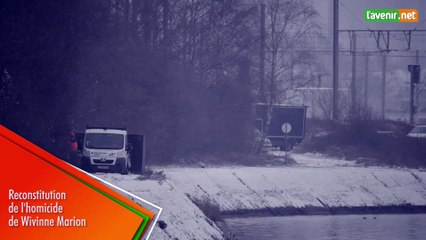Reconstitution judiciaire de l'homicide de Wivinne Marion