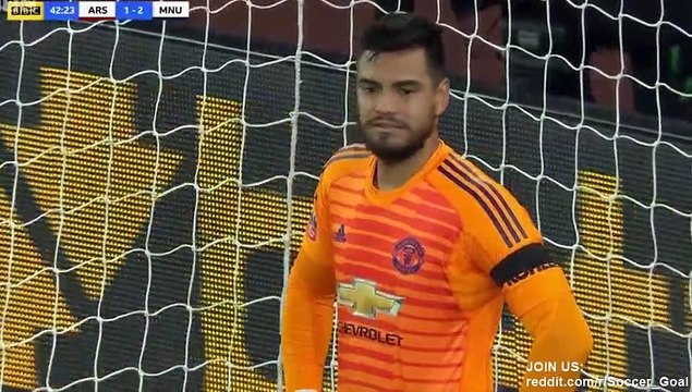 Pierre-Emerick Aubameyang Goal HD - Arsenal 1 - 2 Manchester United - 25.01.2019 (Full Replay)