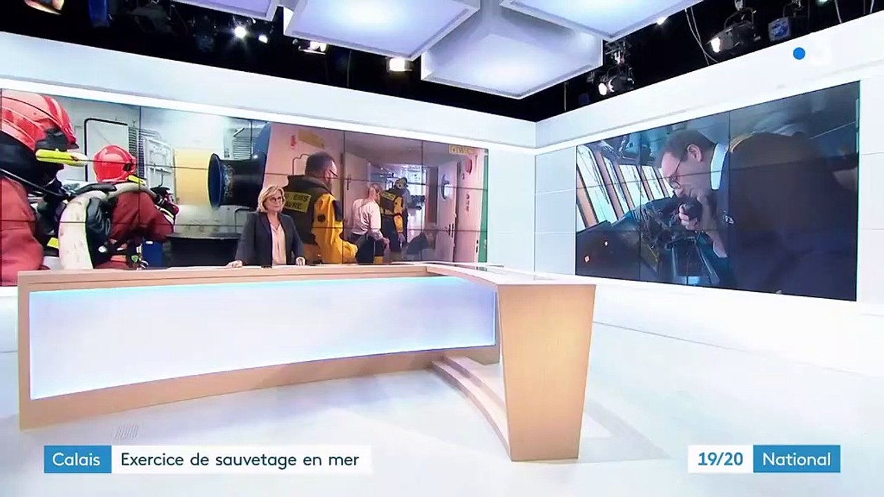 Calais : exercice de sauvetage maritime grandeur nature