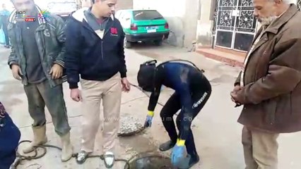 شاهد استعدادات الصرف الصحي بالإسكندرية للنوات ومياه الأمطار