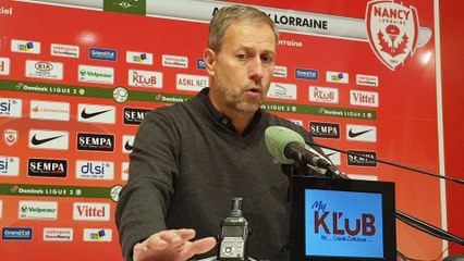 La réaction d'Alain Perrin après la précieuse victoire de l'ASNL face à l'AJ Auxerre (1-0)