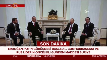 Download Video: #SONDAKİKA Erdoğan-Putin görüşmesi başladı