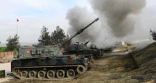 TSK, Tel Rıfat'taki YPG/PKK'lı Teröristleri Obüslerle Vurdu